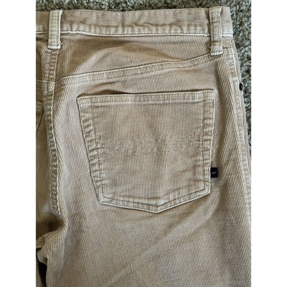 ABERCROMBIE & FITCH Vintage Y2K 90s Corduroy Jean Pants Mid Rise Boot Flare Sz 6 - Picture 4 of 8